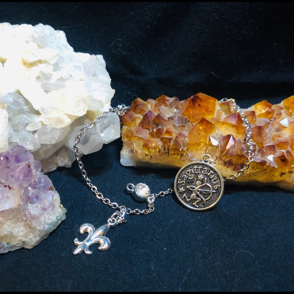 Sagittarius zodiac anklet